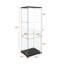 Vitrine moderne en verre avec lumières DEL-84323258