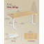 Adjustable Metal Base Standing Desk with Power Outlet-838821001-838821006