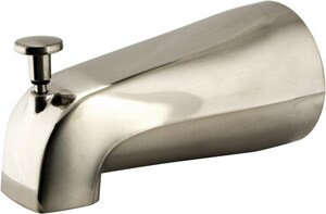 Bec de baignoire en nickel brossé