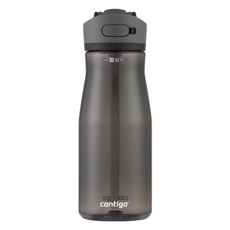 Contigo Water Bottle, Black, 32 oz.