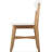 Abacus Universal Expert Dining Chair, Modern Scandinavian Solid Wood, Curved Back