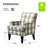 Iliana 27.15" Wide Transitional Upholstered Armchair with Nail Head Trim-944373096