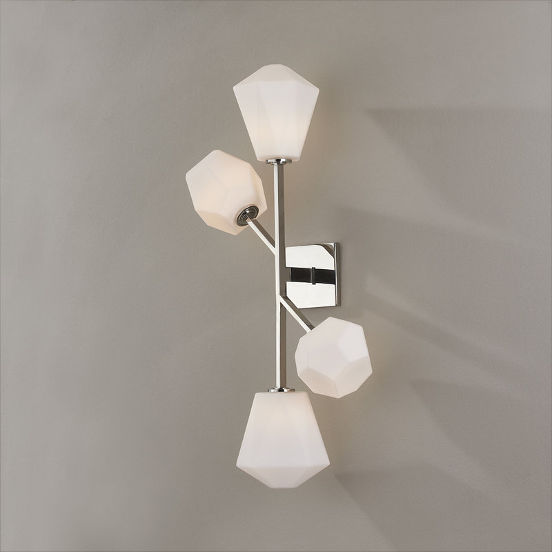Applique murale Tring par PEMBROOKE & IVES, Nickel poli