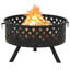 Espitia Fire Pit with Poker 68 cm XXL Steel