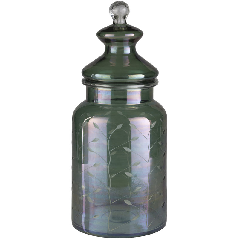 Glass Jar, 16.93" H x 7.09" W x 7.09" D