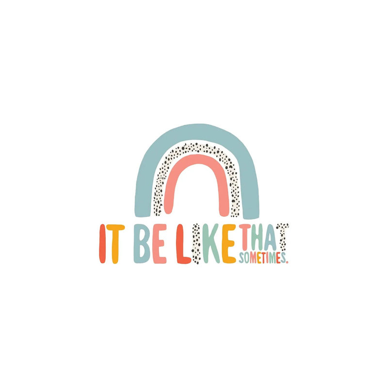It Be Like That by The Beau Studio - Wrapped Canvas Print, 30.48 cm H x 30.48 cm W