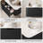 Floating Bathroom Vanity with Sink,Ceramic Basin and Marble Countertop, No Assembly Required-1270528306-1270528265