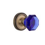 Classic Rosette with Waldorf Cobalt Door Knob