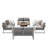 Dejontae 8 - Person Patio Conversation Set with Cushions-894064763