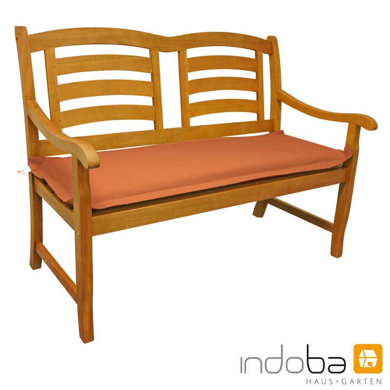 Premium Garden Bench Cushion, Orange