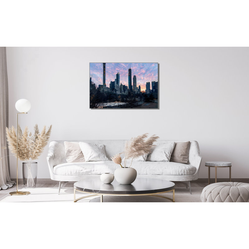 New York Central Park - No Frame Print on Glass, 60cm H x 90cm W