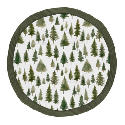 Woodland Pine Tree Baby Play Mat