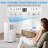 8,000 Btu Portable Air Conditioner - 350 Sq. Ft. Coverage, 4-In-1, Powerful Cool, Sleep Mode, 24H Timer, Window Kit For Bedroom/Apartment-125938578