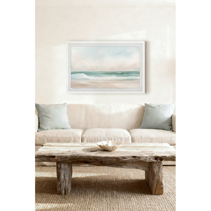 «Coastal Calm», reproduction encadrée, H 8 po x l 12 po