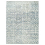 Blue Nu Vibrant Traditional Tibetan Wool Rug - 12' x 16'