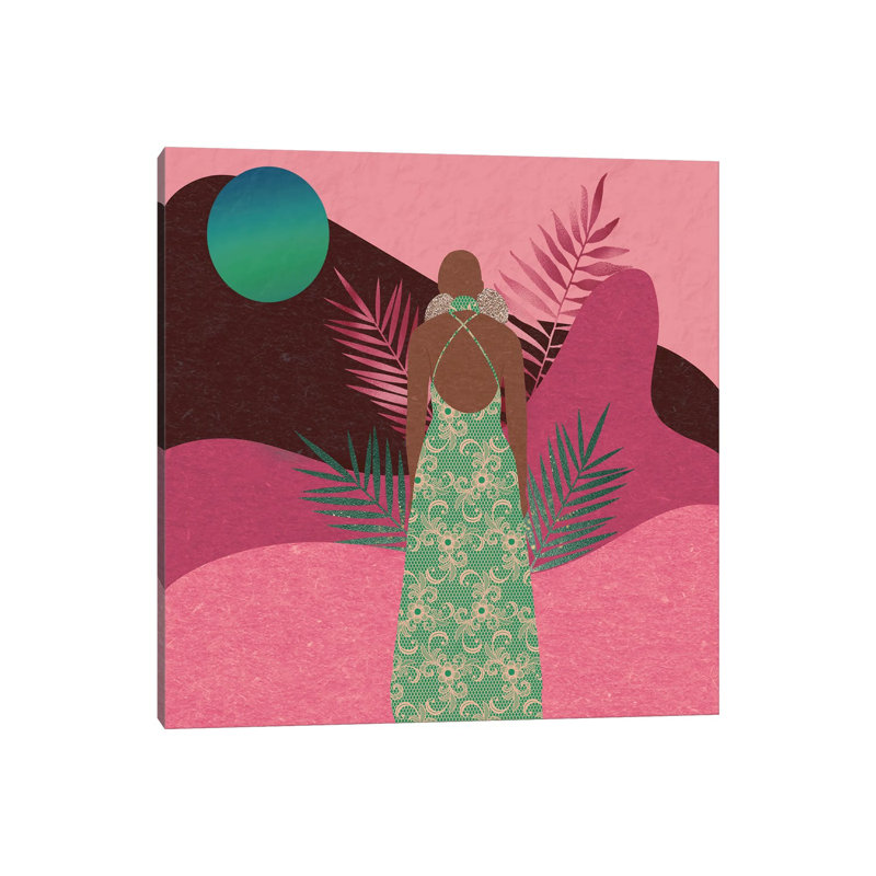 Behind Love by Sagmoon Paper Co. - Wrapped Canvas Painting, 30.48 cm H x 30.48 cm W