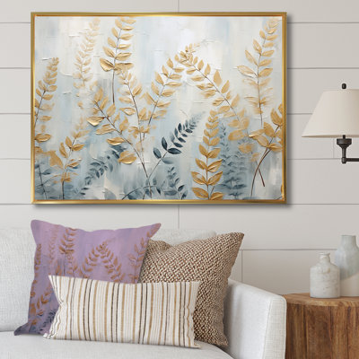 Golden Ferns Silent Gracefulness VII sur impression sur toile