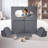 Modular Kids Play Couch 10Pcs DIY Creative Toddler Sectional Sofa Grey