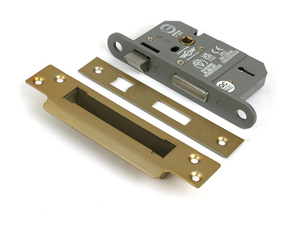 Sash Lock, Satin Brass