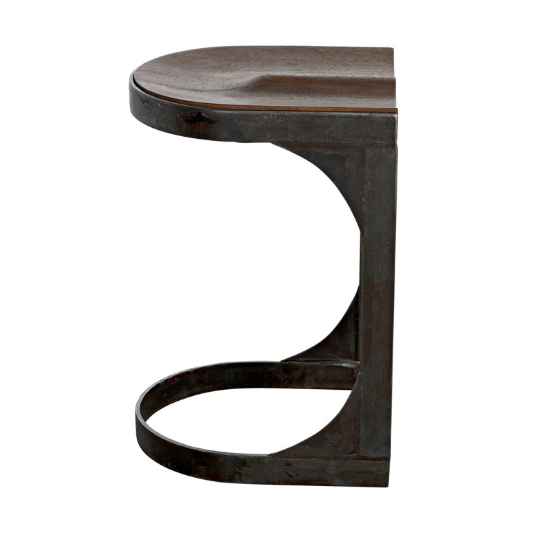 Baxter Stool with Metal Frame, Counter Stool (24" Seat Height)