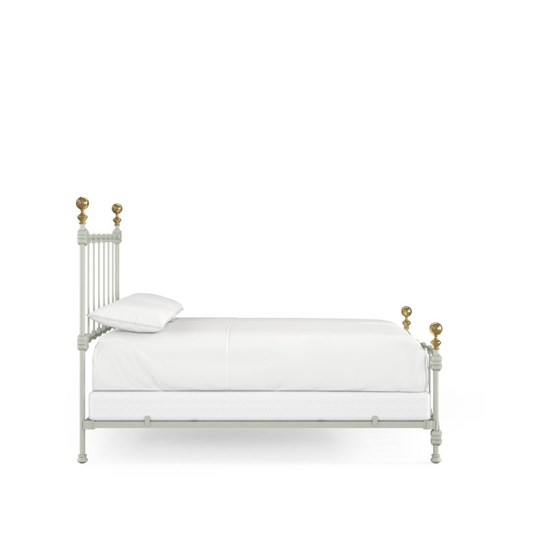 151 Palatial Bed | Complete Standard, Full, Gunmetal/Antique Gold