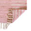 Tapis rose / blanc en coton tissé à la main-1494120718