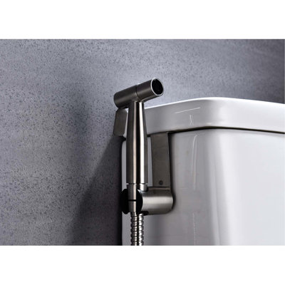 Handheld Bidet For Toilet - Metal Construction, Two Water Modes, Hygiene Aid Spray Metal, Rust-, Focus