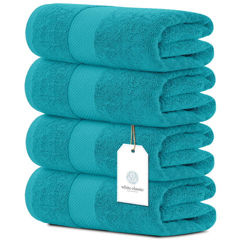Serviette de bain 100% coton Aldercy, Turquoise