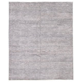 Tenyia One-of-a-Kind 7'11" X 9'9" New Age Area Rug in Dark Gray