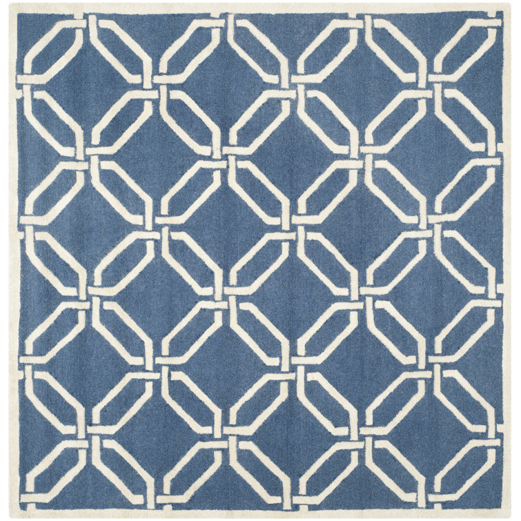 Geometric Wool Hand Woven Area Rug