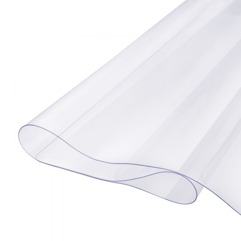 Protecteur de table en PVC givré protecteur de bureau en plastique 1,5 mm d'épaisseur, L 48 po x l 36 po