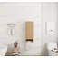 Armoire murale avec porte-serviettes mural-1432848694