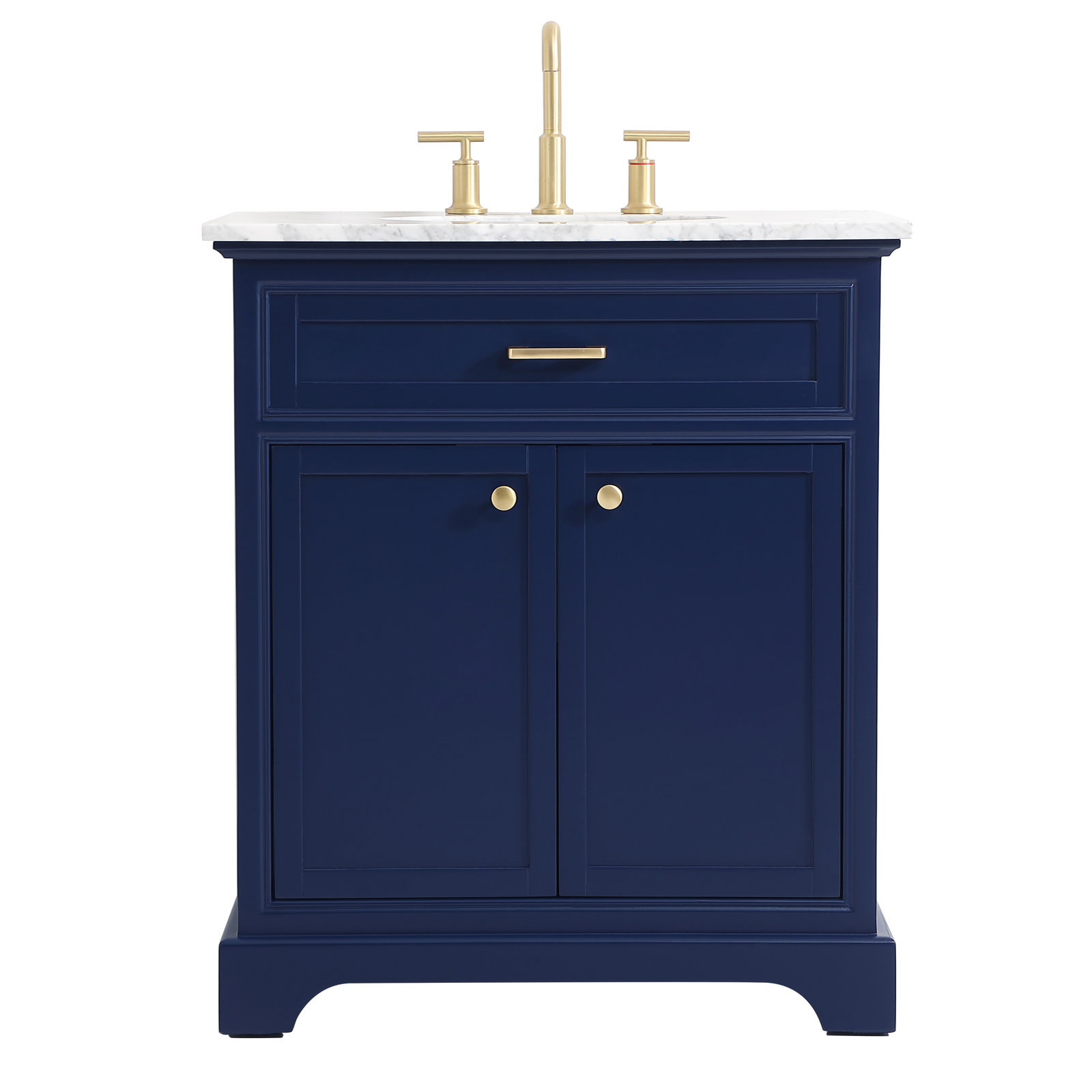 Hermes 30'' Single Bathroom Vanity, Blue