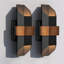 Ensemble de 2 appliques murales Modern Modern