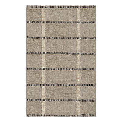 Scandinavian Wool Geometric Area Rug