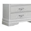 Commode Lorana, champagne argenté