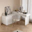 Makeup Vanity with Light mirror,8 drawers