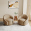 Aunna 89.2Cm Wide Swivel Barrel Chair-137911692