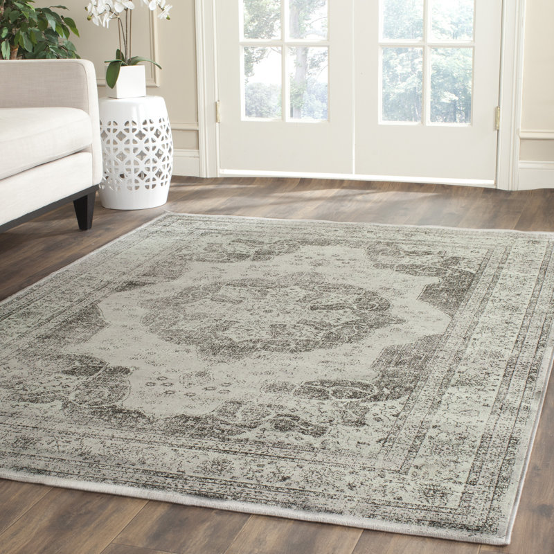 Moura Oriental Viscose Area Rug, Rectangle 122 x 170 cm