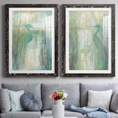 " Morning Egret I " 2 - Pieces