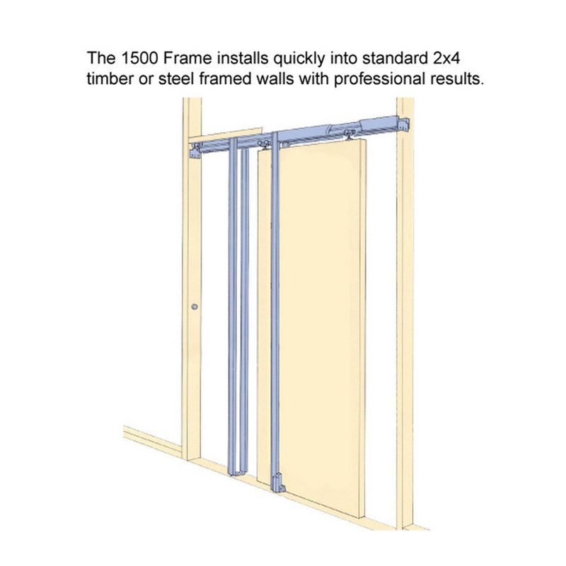 Sete Frosted Glass Sliding Closet White Doors, 64" x 84"