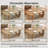 68" Wood Dining Table for 4-6, Modern Rectangular Kitchen Table for Dining Room-1109577460