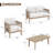 4-Person Outdoor Seating Group with Cushions