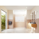 Stellar 85.75 in. x 78 in. Fully Frameless 3 Panel Inline Hinge Shower Door