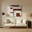 Minimalisme 23, art mural en métal brun-2114114449