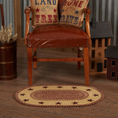 Priddy Jute / Sisal and Cotton Geometric Indoor Rug
