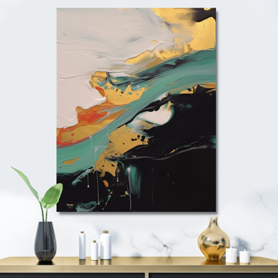 " Green And Gold Mystical Landscapes "