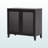Enclave Contemporary Shoe Cabinet in Espresso Finish, 27.37'' H X 29.33'' W X 14.24'' D