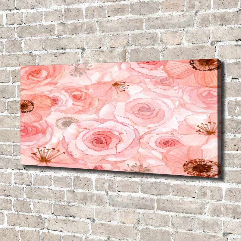 Floral Pattern - Wrapped Canvas Print