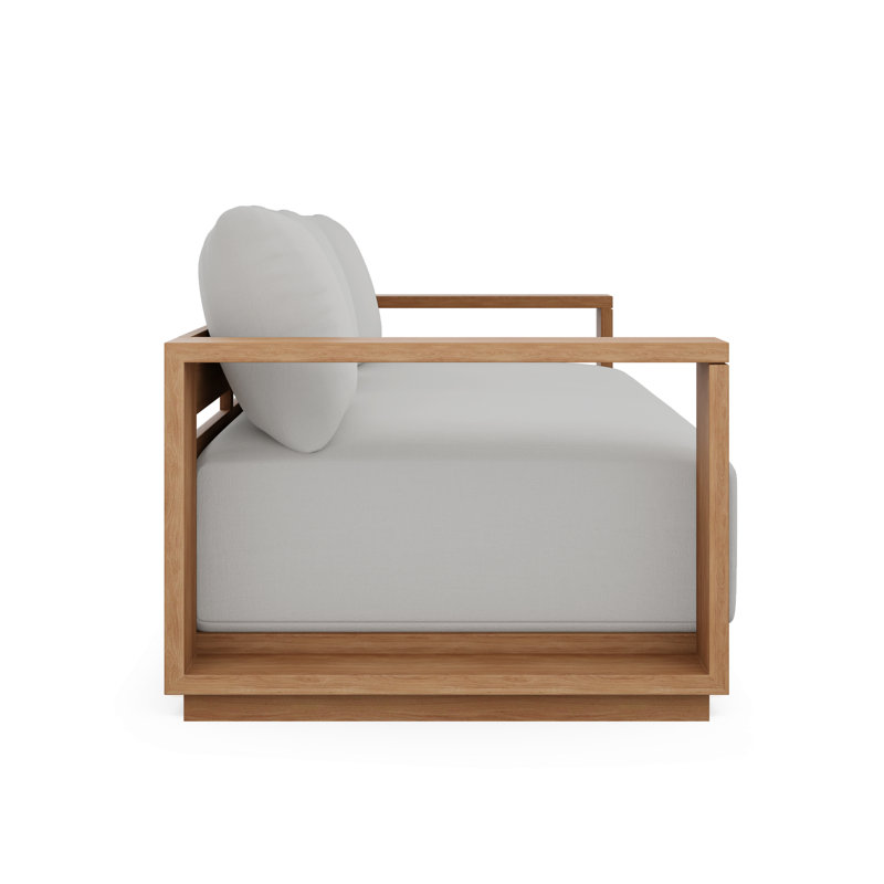 Beja Luxe Sofa - Silver, Light Gray